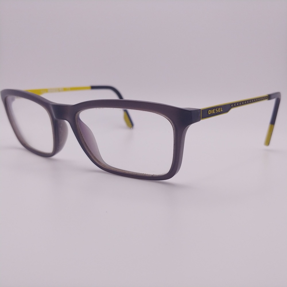 Diesel Eyeglass Frames Only Unisex 53-17-140 Gray Yellow DL5048 Rectangular
